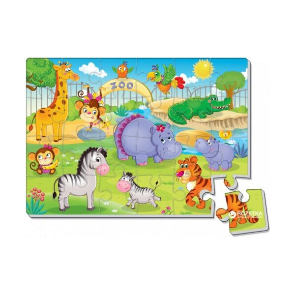 

Пазл мягкий Vladi Toys Зоопарк