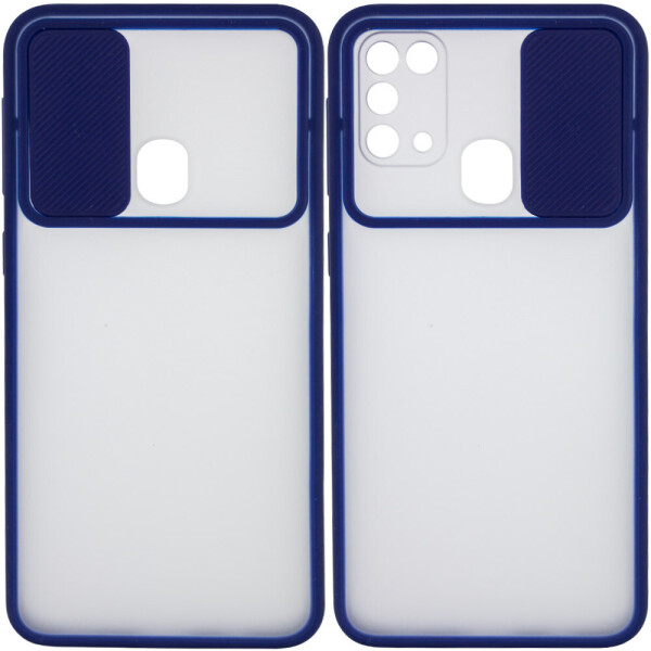 

Чехол Camshield mate TPU со шторкой для камеры для Samsung Galaxy M31 Синий (140596)