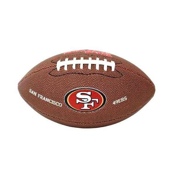 

Мяч мини для американского футбола Wilson NFL Team Logo Mini WTF1533XBSF (для детей до 10 лет)