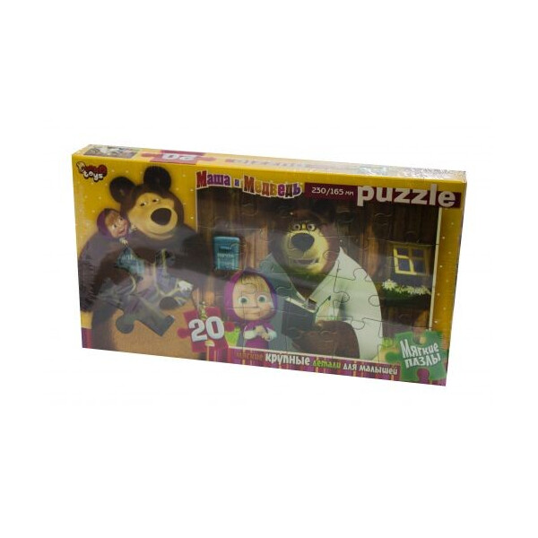 

Пазл мягкий Danko toys Маша и медведь 20 элементов