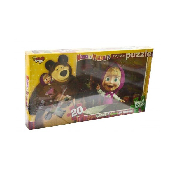 

Пазл мягкий Danko toys Маша и медведь: Машенька 20 элементов