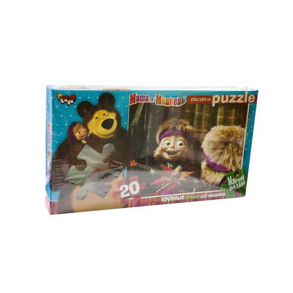 

Пазл мягкий Danko toys Маша и медведь: музыкант 20 элементов