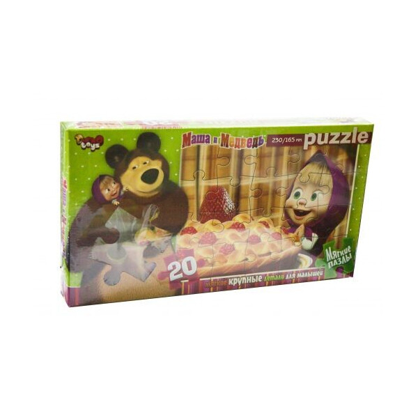 

Пазл мягкий Danko toys Маша и медведь: пирог 20 элементов