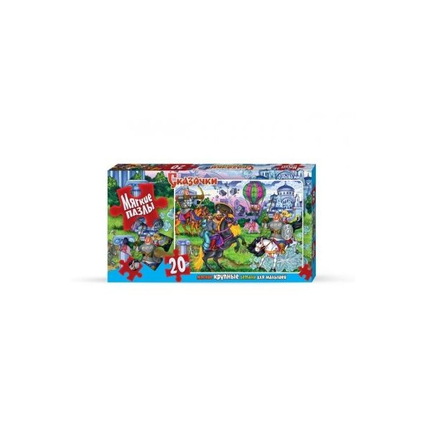 

Пазл мягкий Danko toys Три богатыря 20 элементов