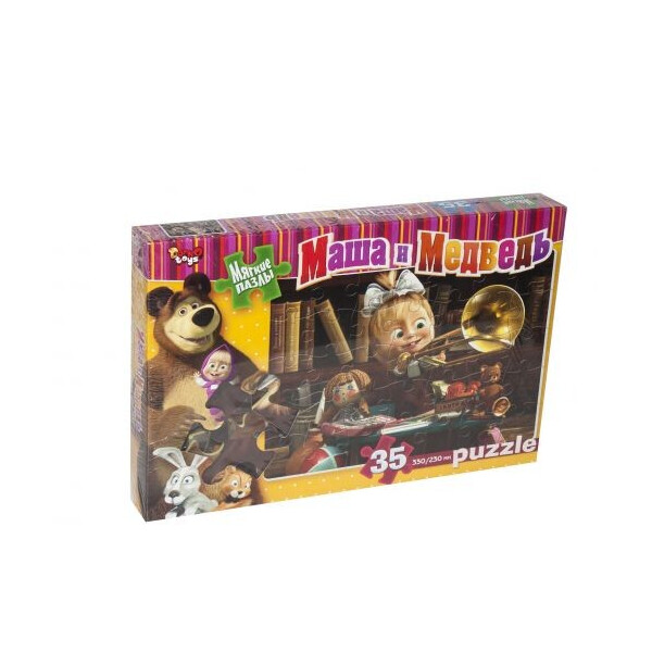 

Пазл мягкий Danko toys Маша и медведь: труба 35 элементов