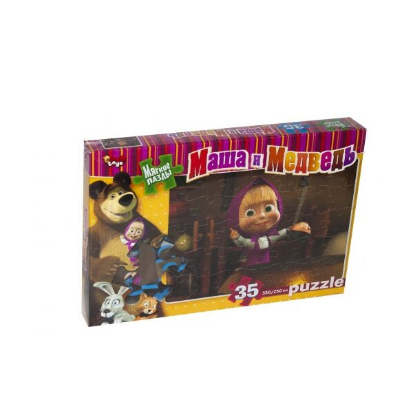 

Пазл мягкий Danko toys Маша и медведь: Машенька 35 элементов