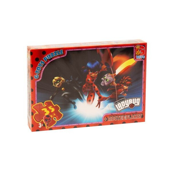 

Пазл G-toys Леди Баг 35 элементов