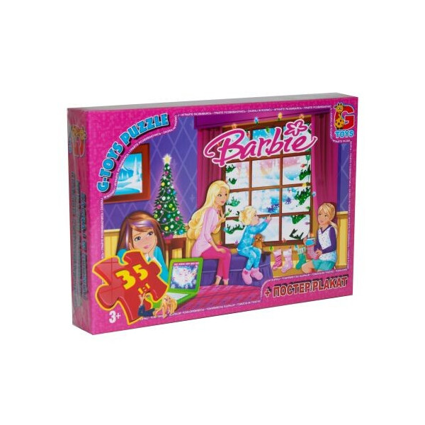

Пазл G-toys Барби: Рождество