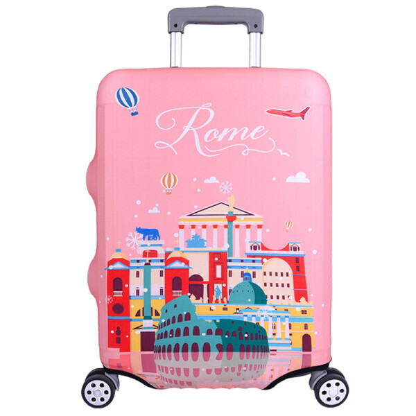

Защитный чехол для чемодана Travel M 24" Розовый / Рим (134662)