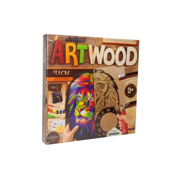 

Выжигание по дереву Danko toys ARTWOOD: Часы своими руками LBZ-01-01