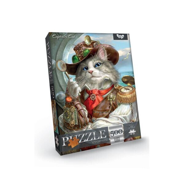 

Пазл Danko toys Капитан Кот 500 элементов