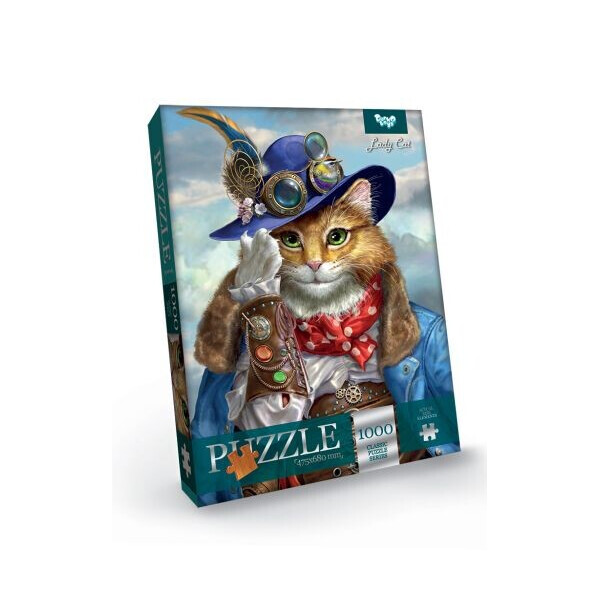 

Пазл Danko toys Стимпанк кот 1000 элементов