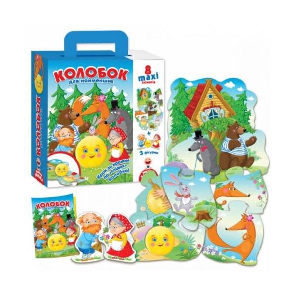 

Пазл Vladi Toys сказка Колобок