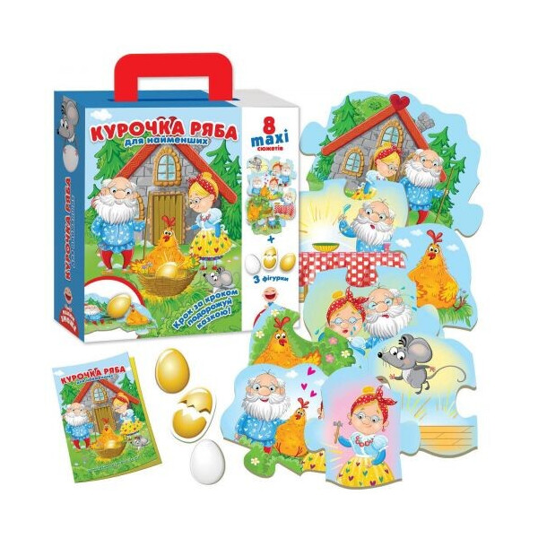 

Пазл Vladi Toys сказка Курочка Ряба