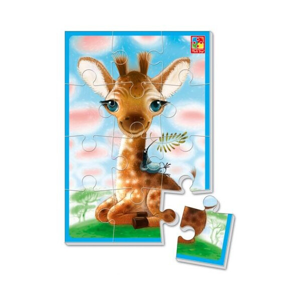 

Пазл мягкий Vladi Toys Жирафчик