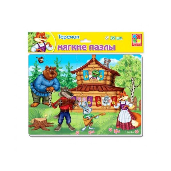 

Пазл мягкий Vladi Toys Теремок (56652)