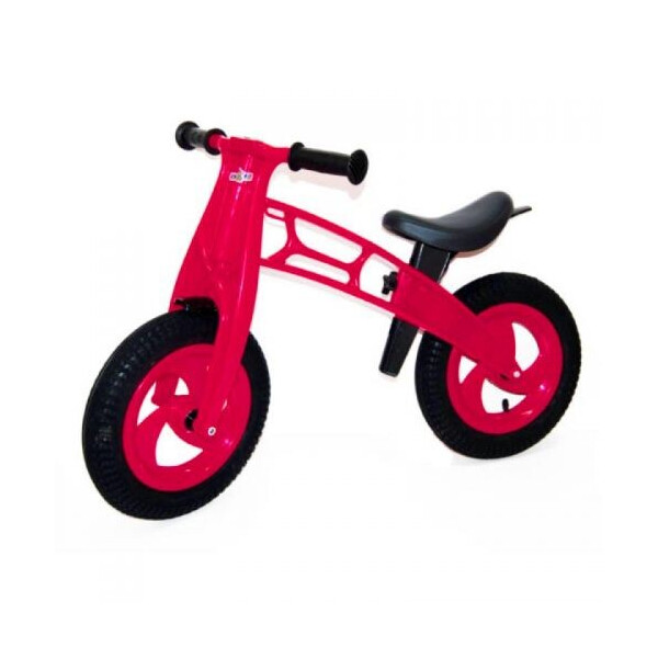 

Беговел Kinderway Cross Bike с надувными шинами малиновый