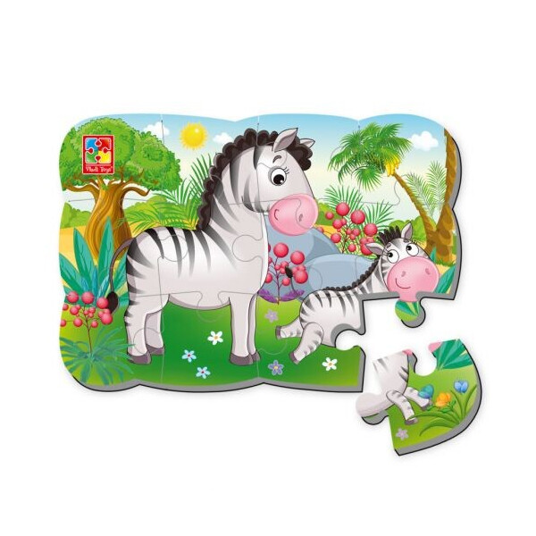 

Пазл магнитный Vladi Toys Зебры 12 деталей (57572)
