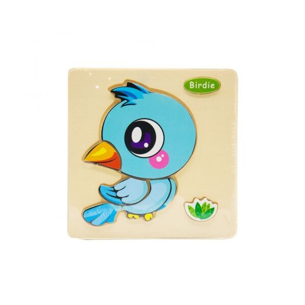 

Пазл-вкладыш деревянный Nosup Птичка