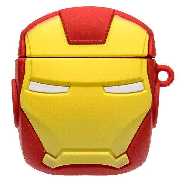 

Силиконовый футляр Marvel & DC series для наушников AirPods + карабин Iron Man / Красный (145319)