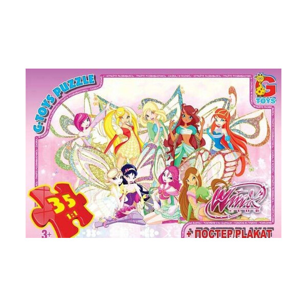 

Пазл G-toys Winx Феи 35 элементов