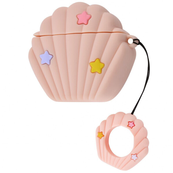 

Силиконовый футляр Sea Shell для наушников AirPods Розовый (128944)