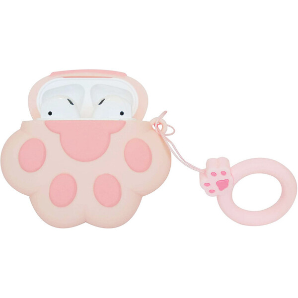 

Силиконовый футляр Paw для наушников AirPods + кольцо Розовый (128311)