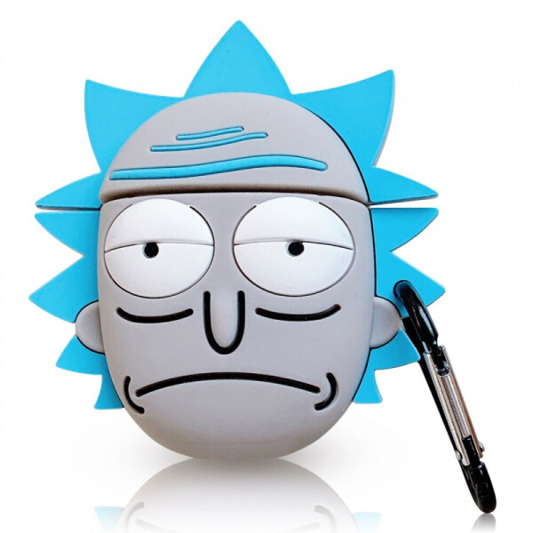 

Силиконовый футляр Rick and Morty series для наушников AirPods + карабин Рик (128290)