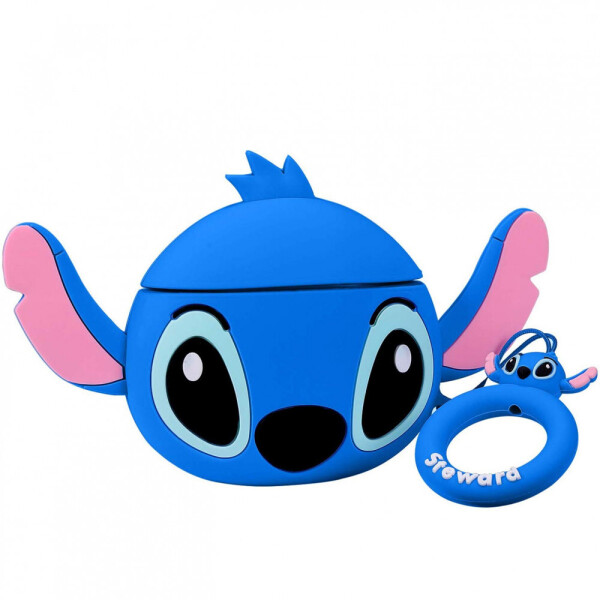 

Силиконовый футляр Disney series для наушников AirPods + карабин Стич / Синий (128306)
