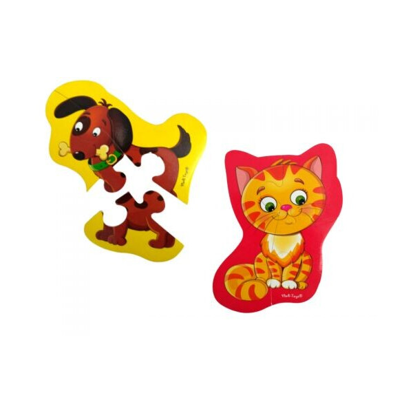 

Пазл магнитный Vladi Toys Котенок и щенок (59192)