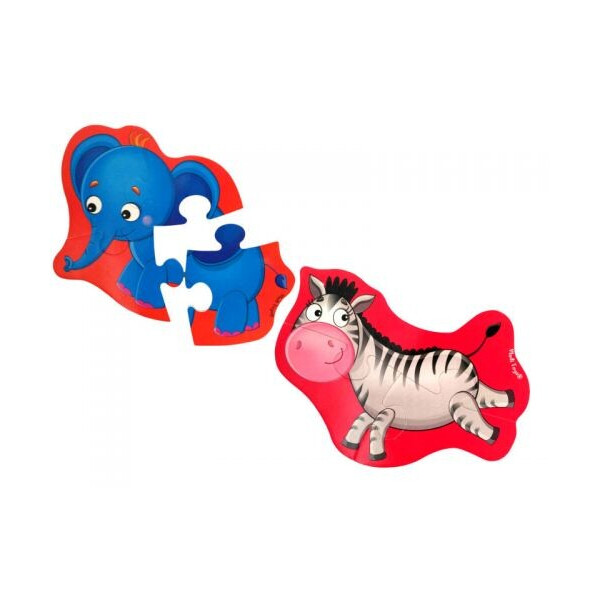 

Пазл магнитный Vladi Toys Слоник и зебрик (59194)