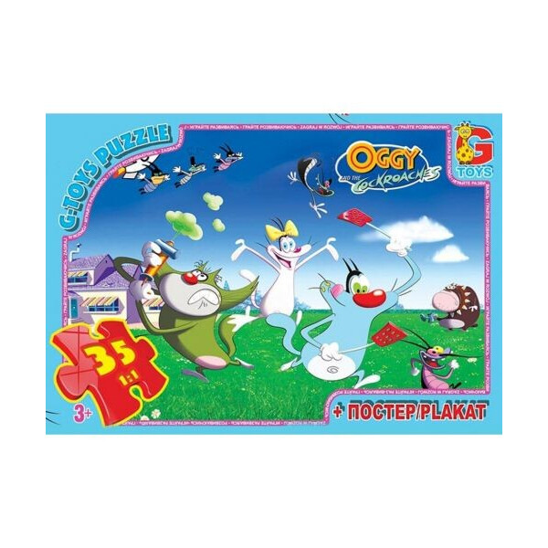 

Пазл G-toys Огги и кукарачи: соседи