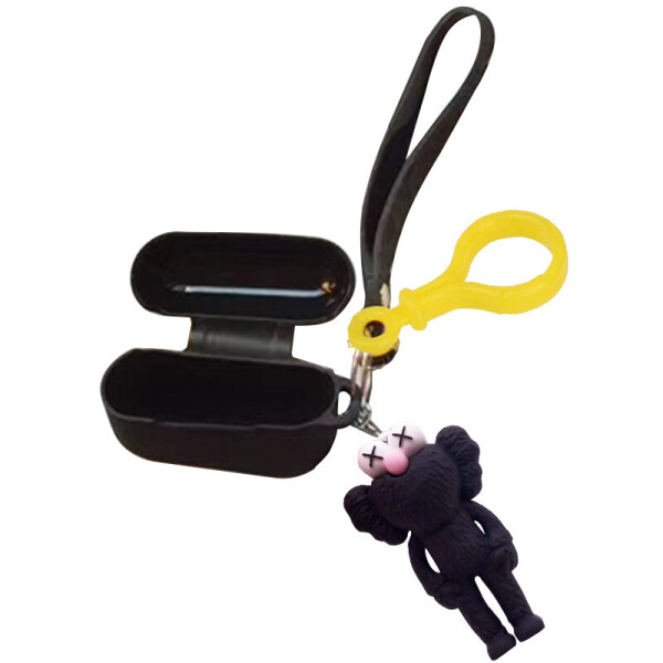 

Силиконовый футляр Cute Charm для наушников AirPods Pro Kaws / Черный (128267)