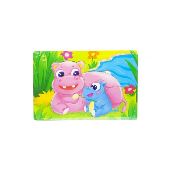 

Пазл Vladi Toys Мама и малыш: Бегемотики