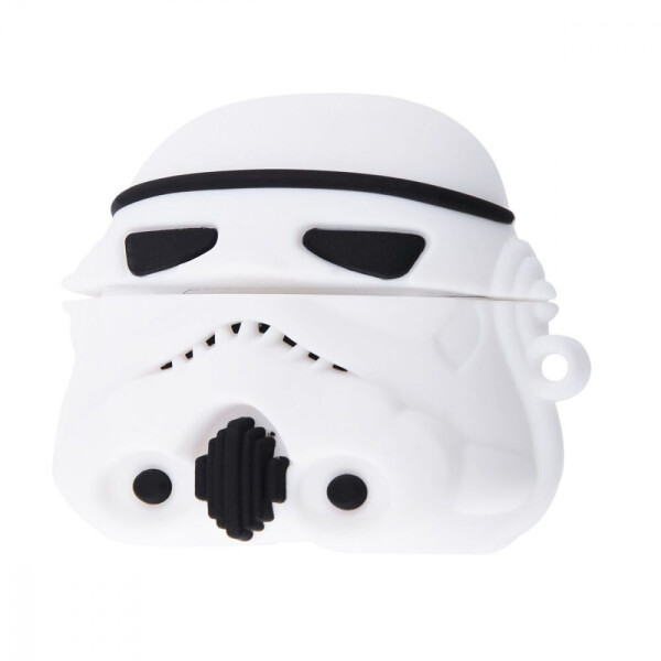 

Силиконовый футляр с карабином Star Wars для наушников AirPods Pro Darth Vader / Белый (123563)
