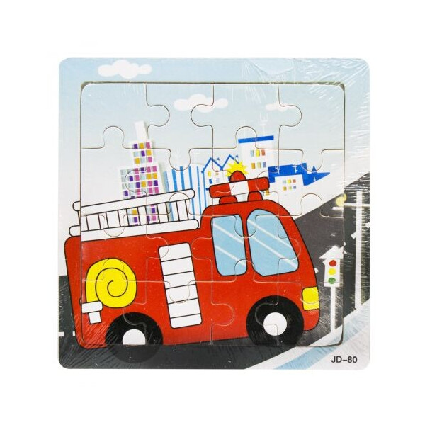 

Пазл деревянный Nosup Пожарная машина 16 деталей