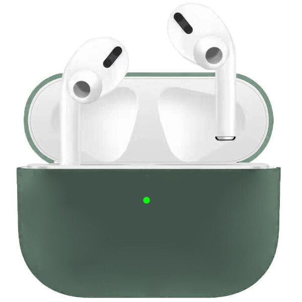 

Силиконовый футляр для наушников AirPods Pro Pine green (121929)