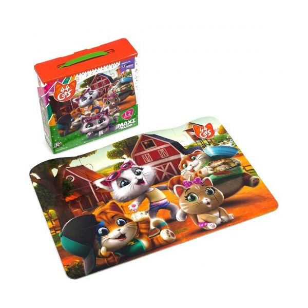 

Пазл Maxi Vladi Toys 44 Кота На ферме