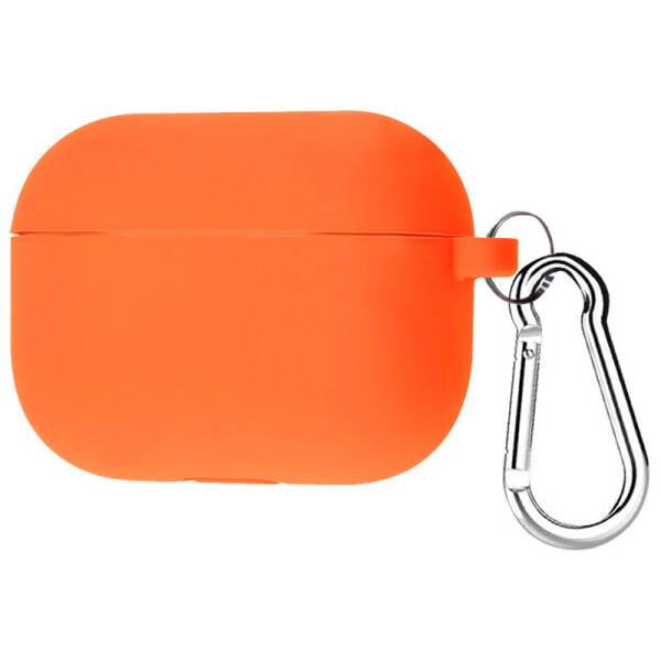 

Силиконовый футляр с карабином для наушников AirPods Pro Персиковый / Peach (123576)