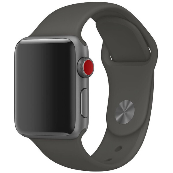 

Силиконовый ремешок для Apple watch 42mm / 44mm Серый / Charcoal Gray (116190)