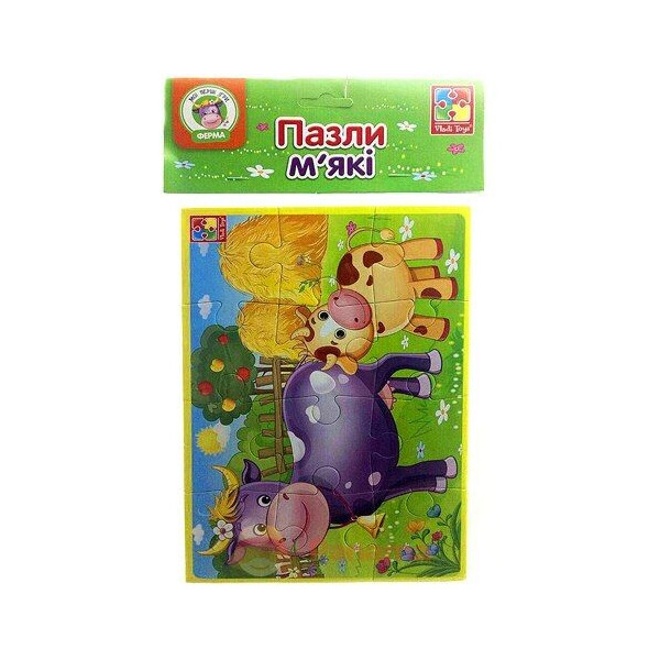 

Пазл мягкий Vladi Toys Звери фермы