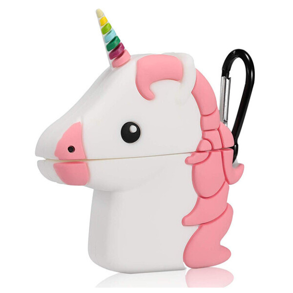 

Силиконовый футляр Unicorn series для наушников AirPods Розовый (124190)