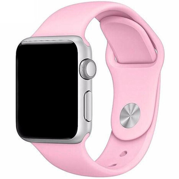 

Силиконовый ремешок для Apple watch 38mm/40mm Розовый/Pink (131514)
