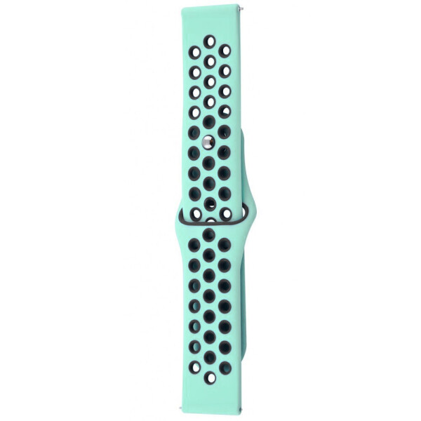 

Силиконовый ремешок Sport Nike+ для Amazfit/Samsung 20 mm marine green/black (132318)