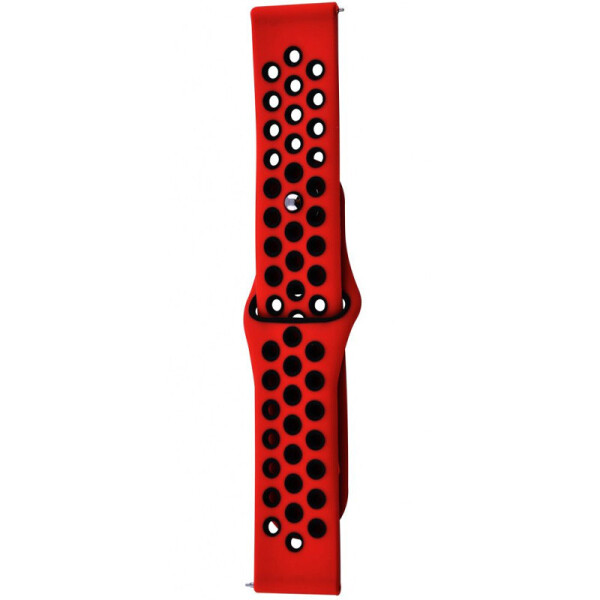 

Силиконовый ремешок Sport Nike+ для Amazfit/Samsung 20 mm red/black (132332)