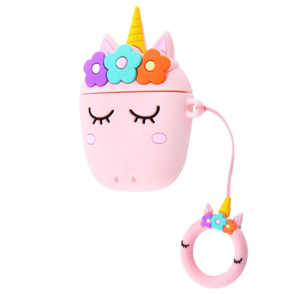 

Силиконовый футляр Sleep Unicorn series для наушников AirPods + кольцо Розовый (127593)