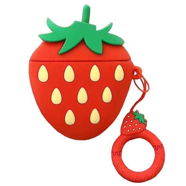 

Силиконовый футляр Smile Fruits series для наушников AirPods strawberry (110806)