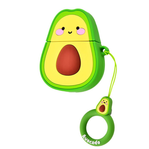 

Силиконовый футляр Smile Fruits series для наушников AirPods Avocado (111436)