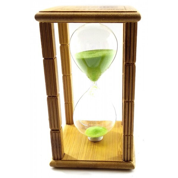 

Часы песочные Time is Money 20 минут Зеленый (16,5х10х10 см) Homade
