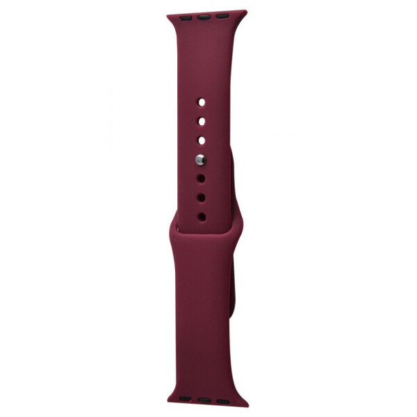 

Силиконовый ремешок для Apple Watch Sport Band 42/44 (M) 2pcs Бордовый/Marsala (134384)